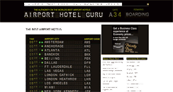 Desktop Screenshot of airporthotelguru.com