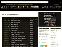 Tablet Screenshot of airporthotelguru.com